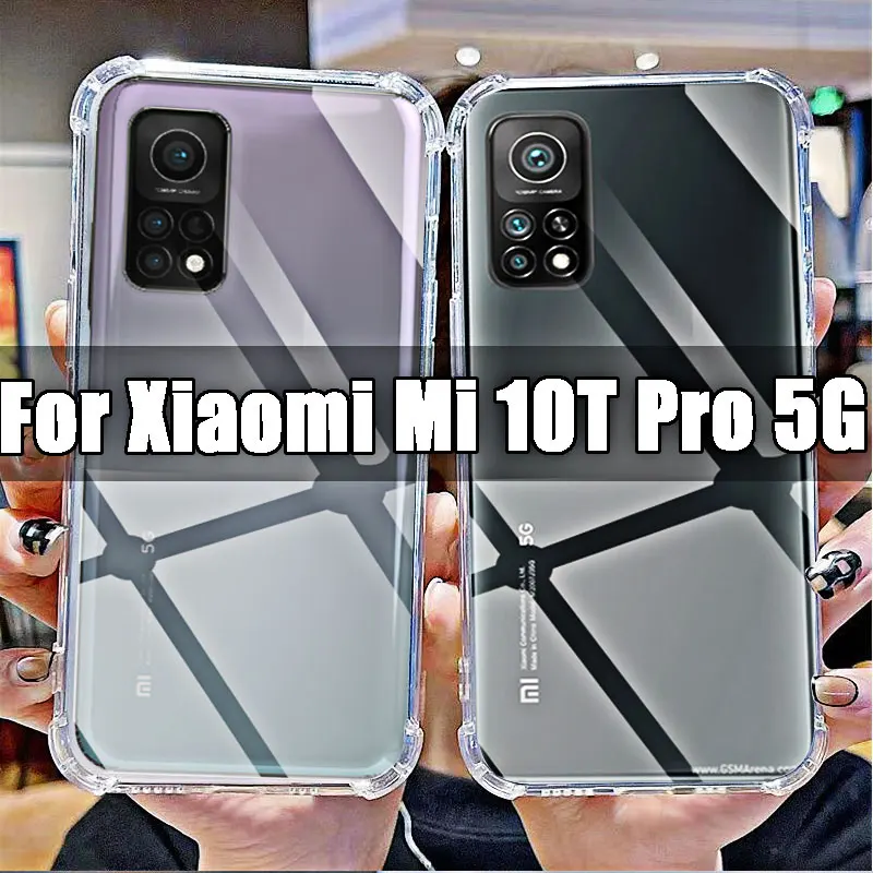 Прозрачный мягкий чехол для телефона Xiaomi Mi 10T Pro 5G TPU HD, прозрачные чехлы для Xiaomi Mi10TPro 5g 6,67 
