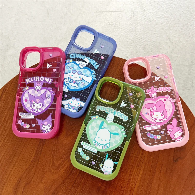 

Transparent Series Cartoon Invisible Support Phone Case Cover for IPhone 11 12 13 Pro Shockproof Case for IPhone 13 Cases