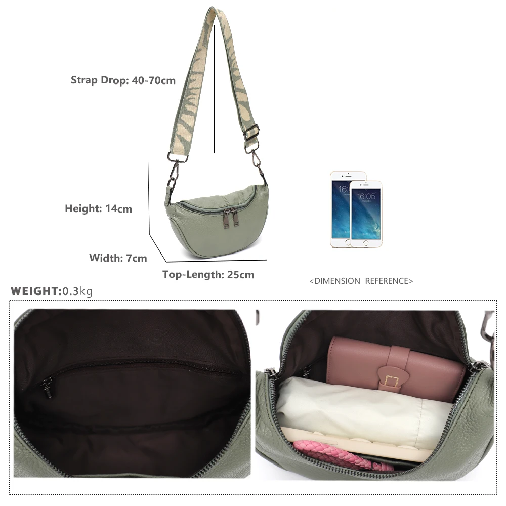 SC роскошный нагрудный пакет из натуральной кожи женская сумка через плечо на