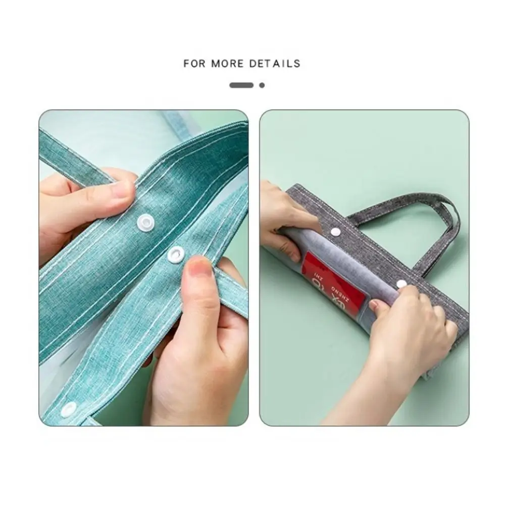 Portable Mesh Office Class Textbook Homework File Holder Document Bag Subject Classifiy Bag File Storage Bag