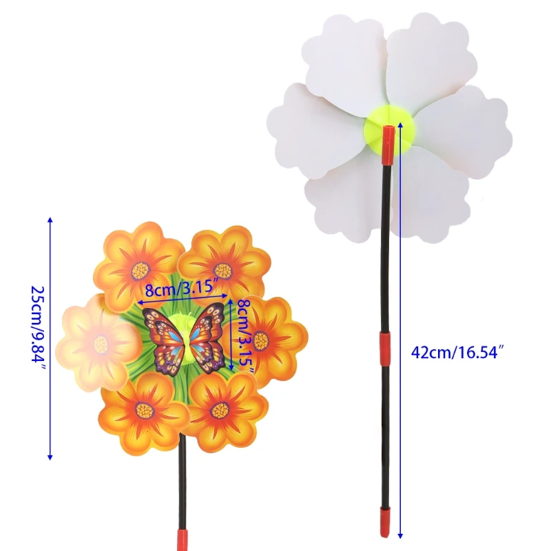 

Цветок ветряная мельница ветряной Спиннер Pinwheels для дома и сада