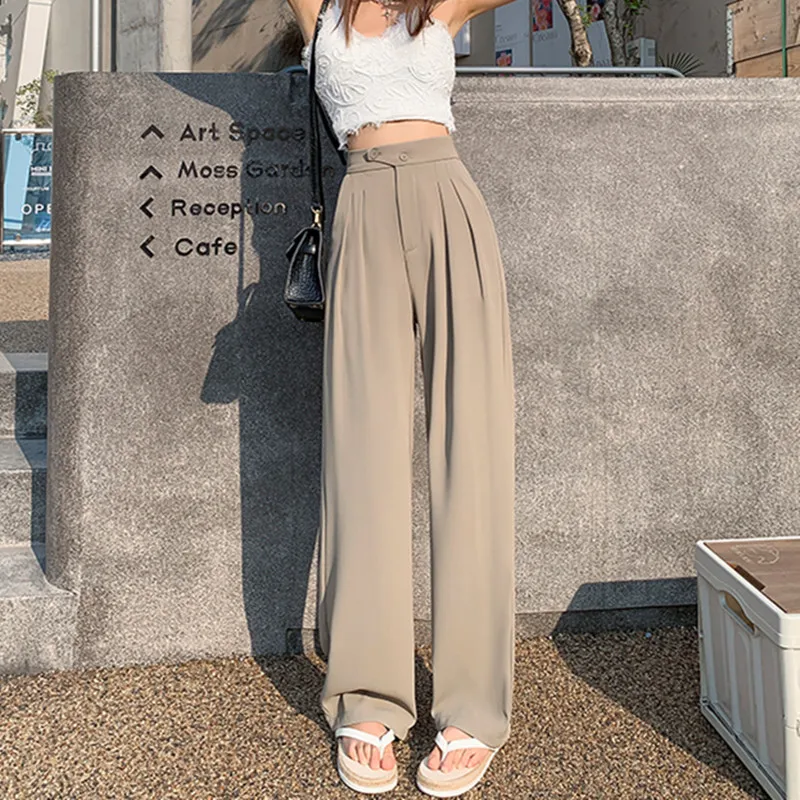 

Sweatpants Women Clothes Pants Streetwear 2022 Summer Fashion Korean Style Wide Leg Harajuku Baggy Black High Waisted Vintage