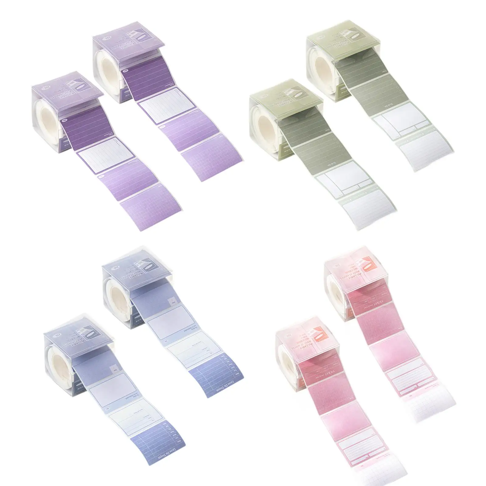 2 шт. выдвижная липкая бумага для заметок быстрого напоминания меморандум