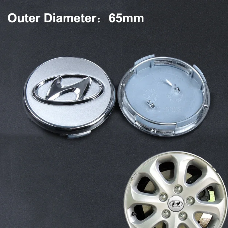 

59/60//61/63/65 мм колпаки для центральной ступицы колес автомобиля для Hyundai IX35 Elantra MISTRA Sonata 8 SantaFe LAFESTA логотип автоаксессуары