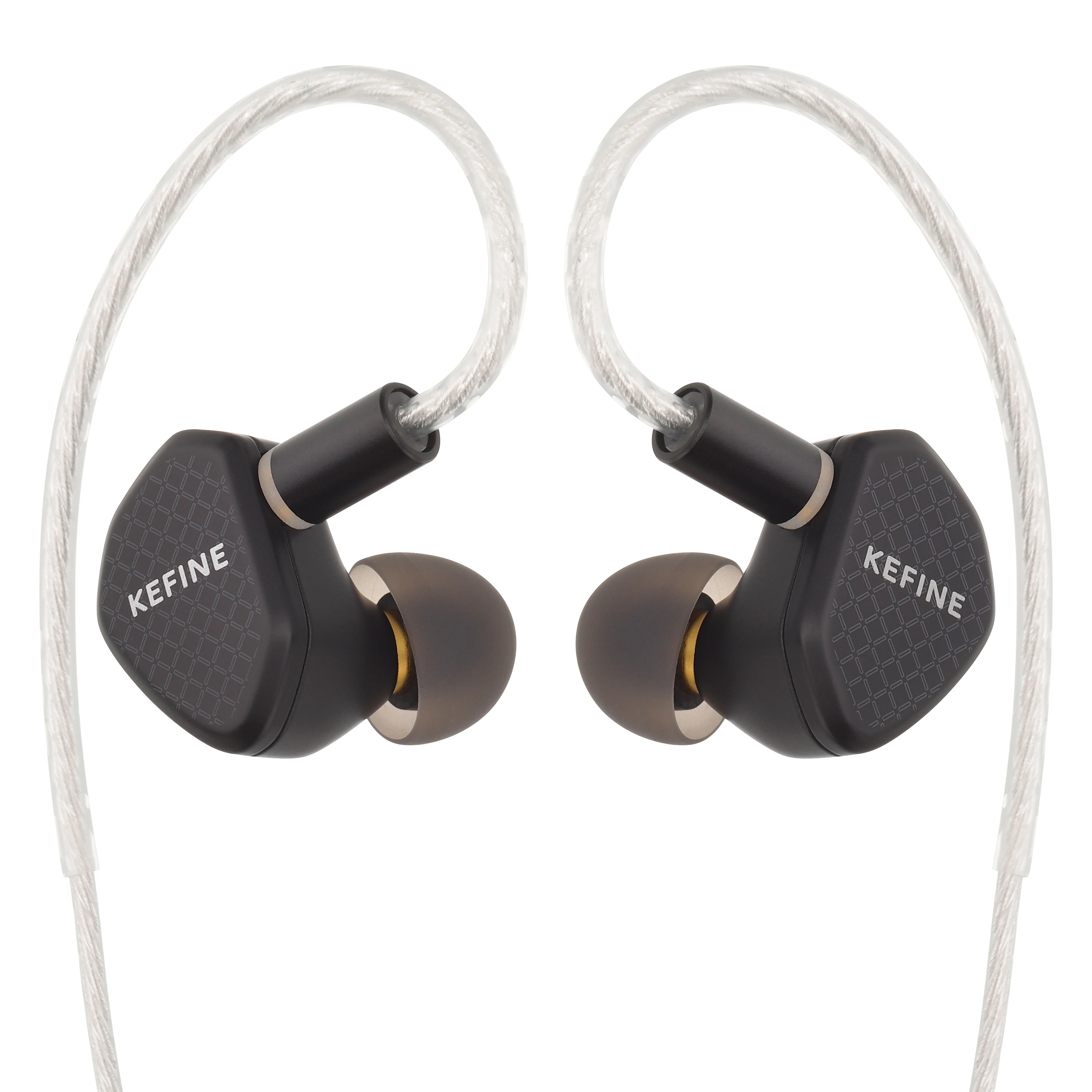 Фото Kefine Klean 10 мм DLC диафрагма динамический драйвер HiFi наушники IEM с посеребренным медным проводом высокой чистоты для чистого сигнала №1