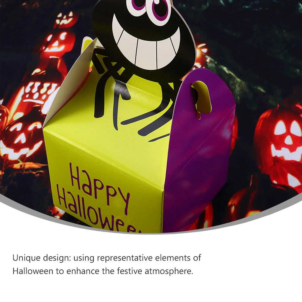 

Подарочная коробка на Хэллоуин, практичная коробка для печенья, картонная коробка для украшения