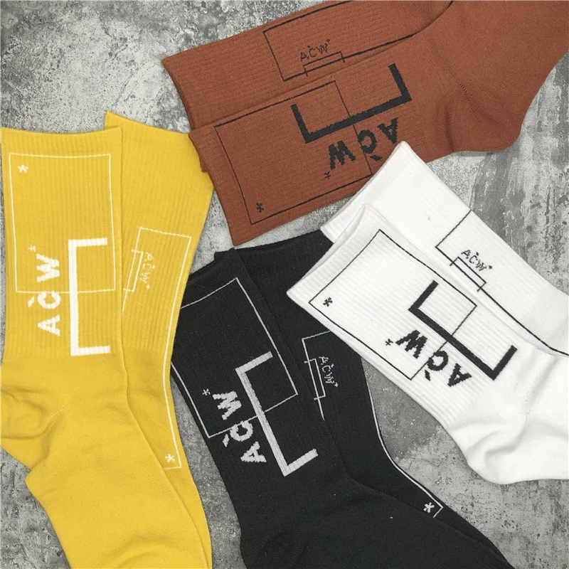

A-Cold-Wall 20SS Socks 100% Cotton Streetwear Hip Hop ACW Socks Men Women Sports Basketball A-Cold-Wall Socks