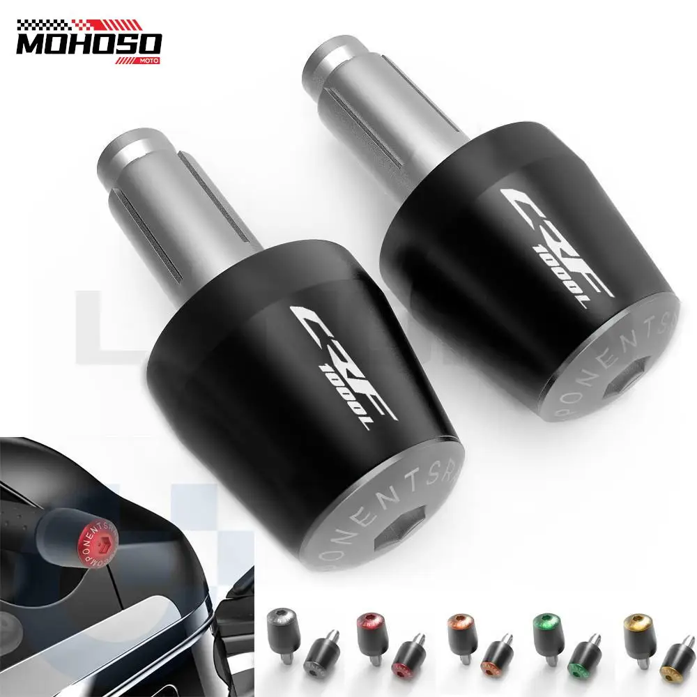 

Motorcycle Grips End Plug Slider Handlebar End Handle Bar Cap Cover For Honda CRF1000L CRF 1000L Africa Twin 2016 2017 2018 2019