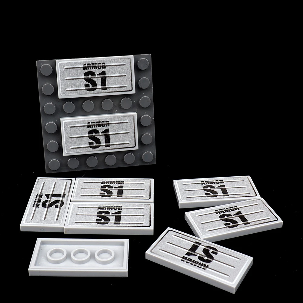 MOC 10 шт. Печатный 87079 бак S1 железная пластина шаблон строительные блоки