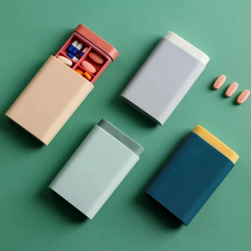 

1PCS Fashion Portable Nordic Style Pill Box Tablet Pillbox Dispenser Medicine Boxes Dispensing Medical Kit Organizer