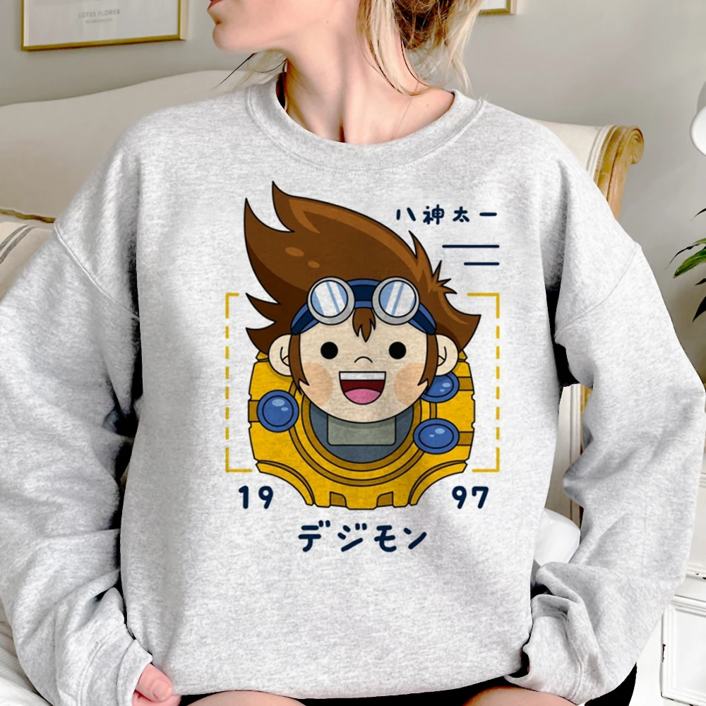 

Женские толстовки Digimon в винтажном Корейском стиле, свитшоты с графическим рисунком, свитер, Женская кавайная одежда, 2023