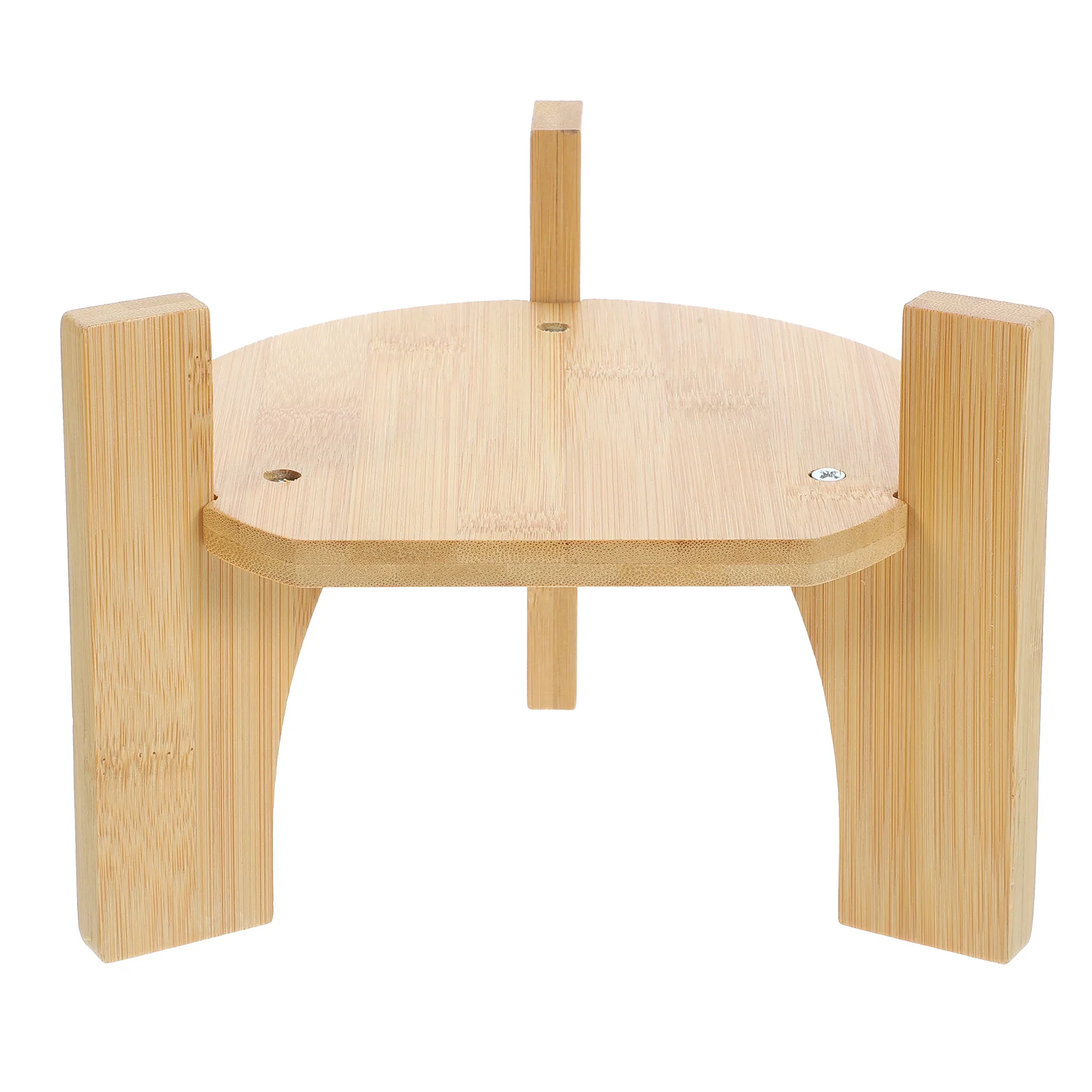 Держатель Бамбуковое основание Скамейка для растений Диспенсер напитков