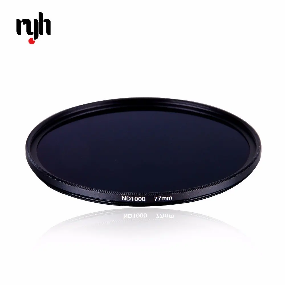 

NEW 67 72 77 82mm Neutral Density Nd1000 Nd 1000 Optical Glass Lens Filter For Canon Nikon Sony Pentax Olympus Camera Lenses