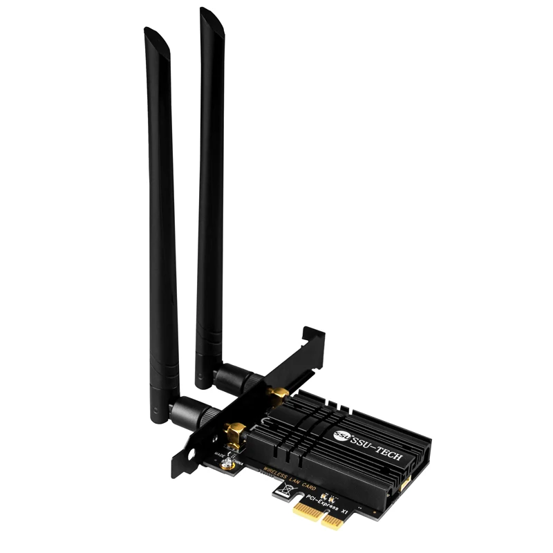 Беспроводная PCIe Двухдиапазонная 3000M адаптер Wi-Fi Intel AX200 6 Bluetooth 2 4 5 1. 11ac/ax сетевая
