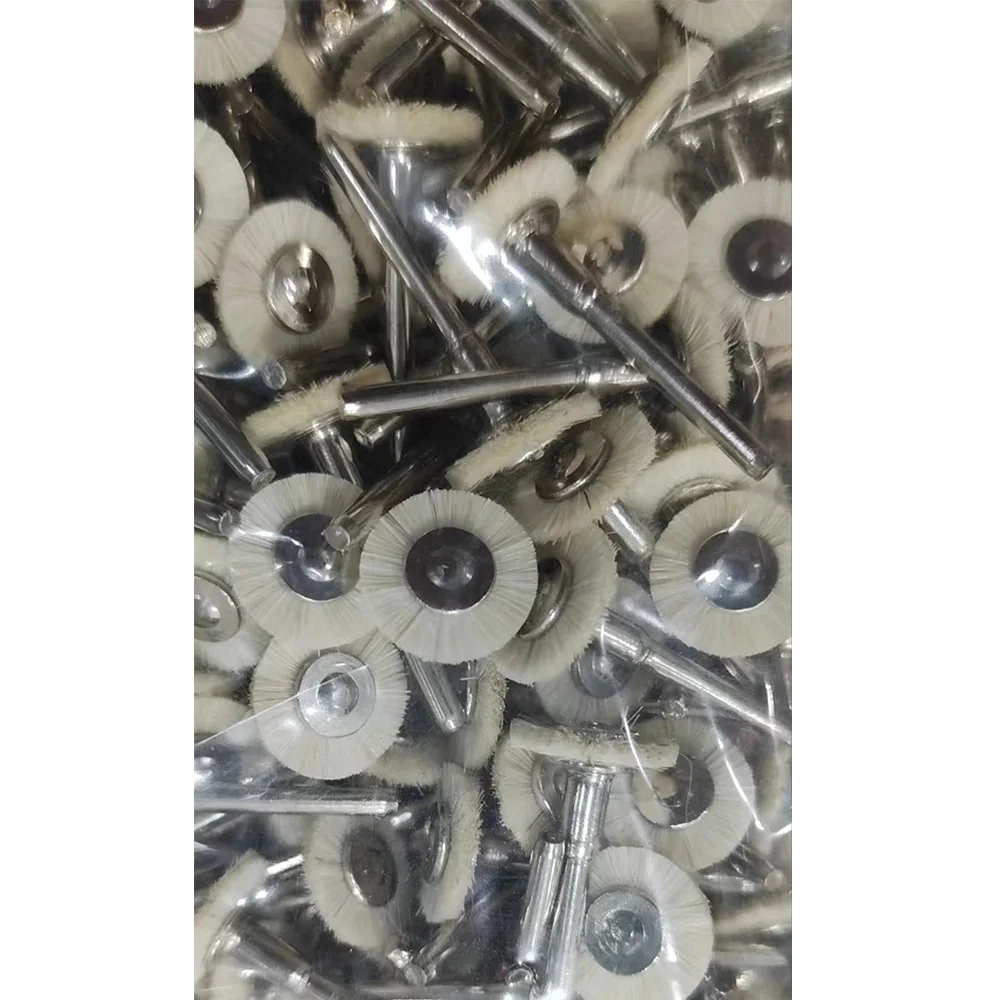 

50 шт., шлифовальные щётки, 10 мм, хвостовик 2,35 мм