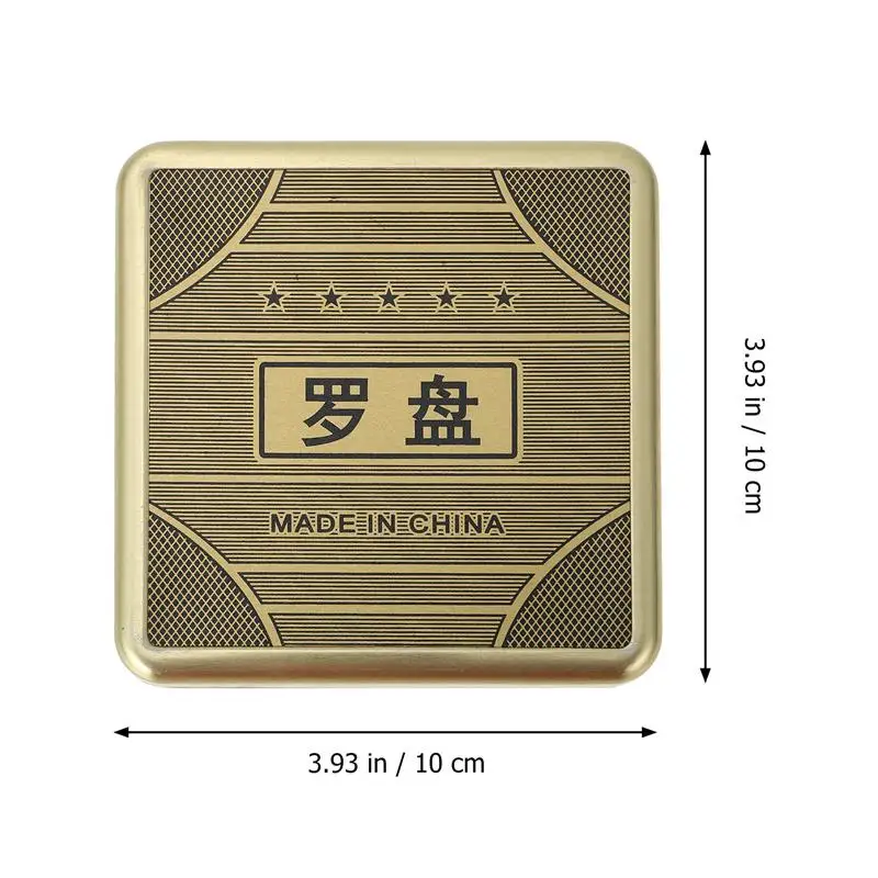 1 шт. Многофункциональный фэн-шуй компас переворачивающийся чехол Luo Pan кемпинг