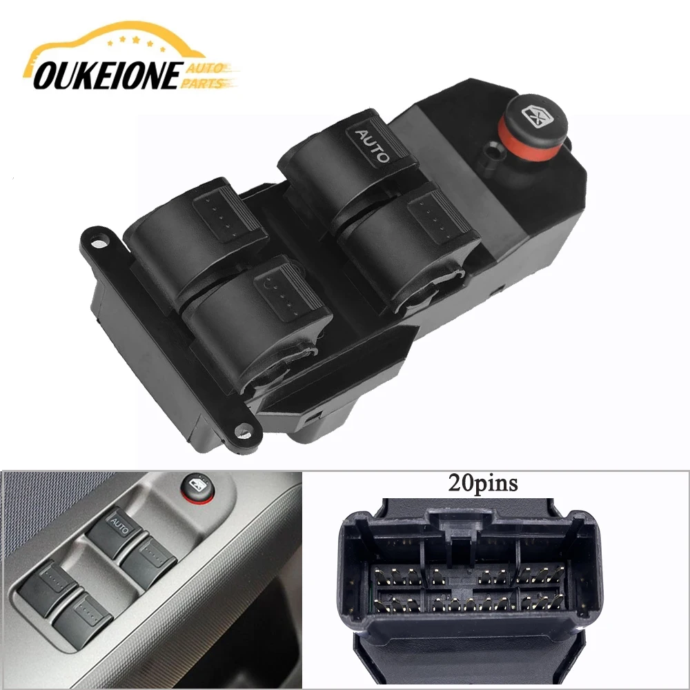 

Передняя левая кнопка для подъема двери окна консоли для Honda CR-V 2.4L Honda Civic 1.7L 2002-2006 автозапчасти