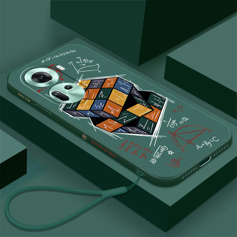 Оригинальный жидкий кремниевый чехол OPPO Reno11Pro для Reno11