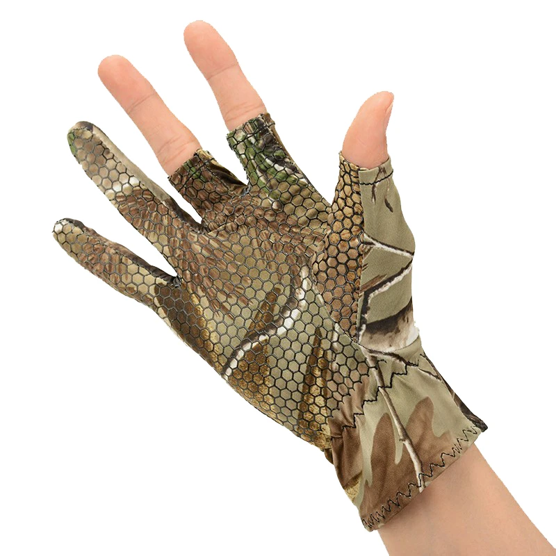 Перчатки рыболовные мужские с УФ-защитой дышащие митенки для ловли карпа 3