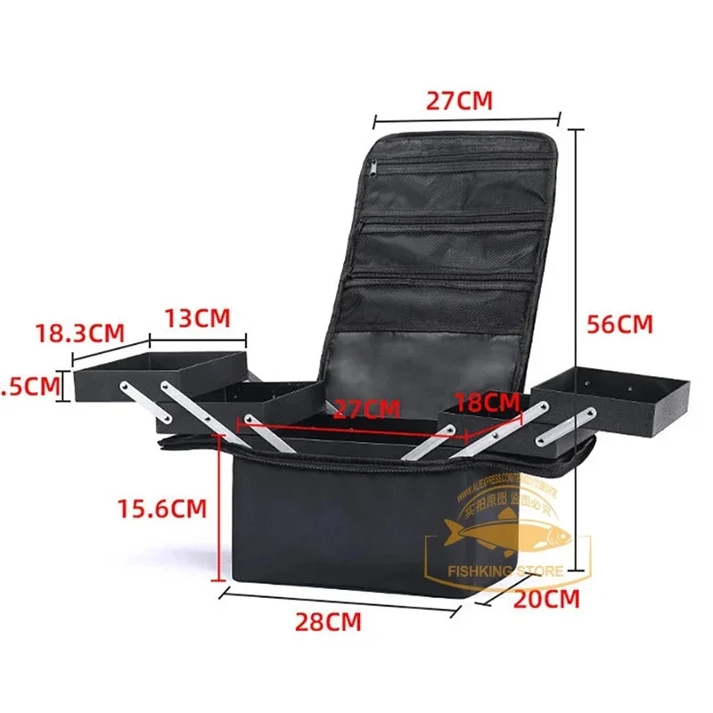 2024 Большая вместительная сумка для рыбалки водонепроницаемая