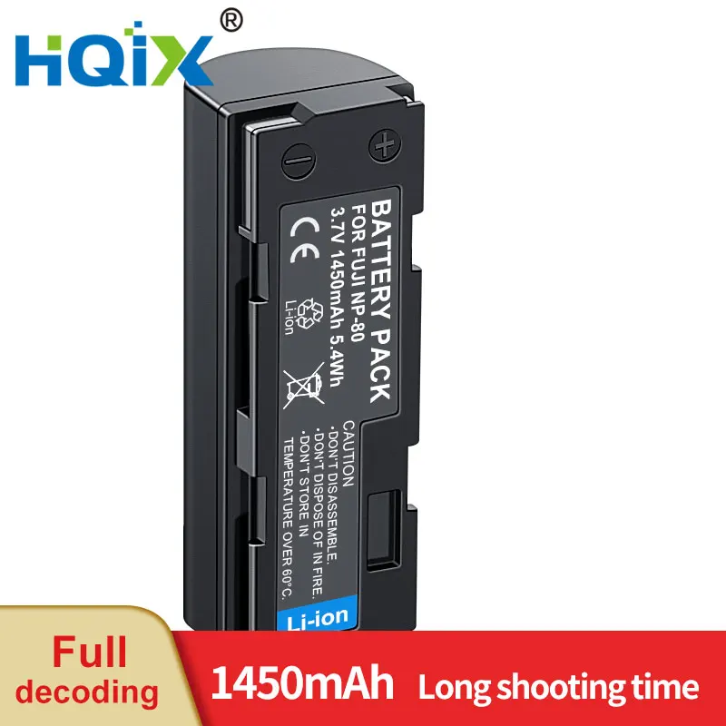 HQIX для Fujifilm FINEPIX 1700Z 2700 2900Z 6900 4800 4900 ZOOM камера NP-80 зарядное устройство Аккумулятор