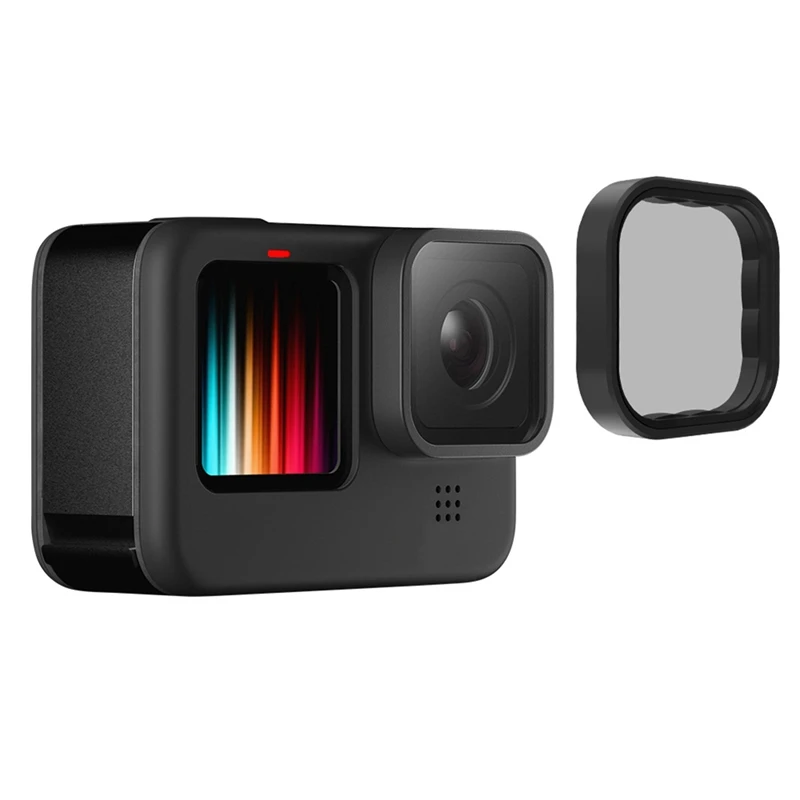 Набор фильтров для объектива ND8 ND16 ND32 CPL с рамкой из алюминиевого сплава Gopro Hero 12 11 9