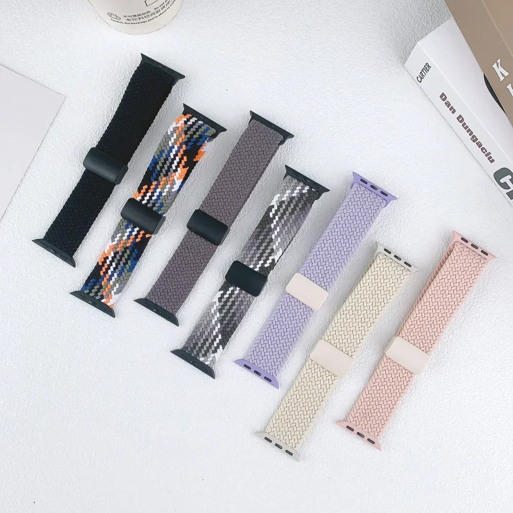 Плетеный нейлоновый ремешок для Apple Watch