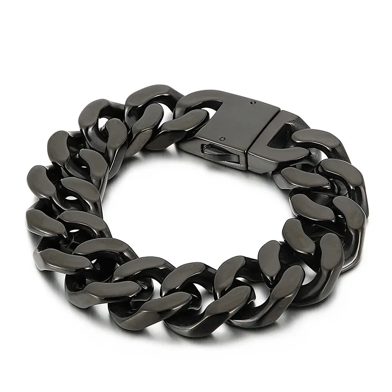 

Stainless steel smooth polished stylish men's bracelet