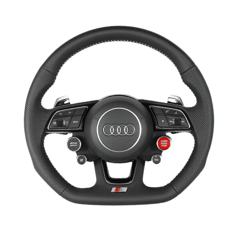 Подходит для Audi A4 S4 A5 S5 B9 2017 2018 2019 замена углеродного волокна или кожи Алькантара