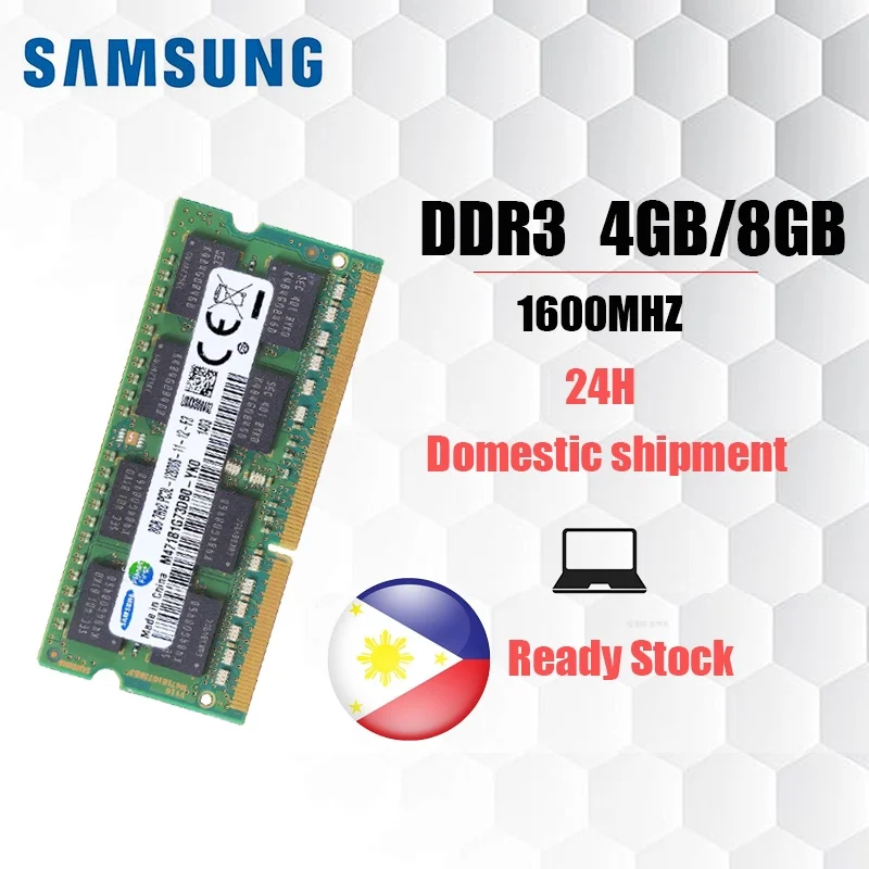 

4GB/8GB DDR3/DDR3L Notebook Memory RAM NON-ECC SODIMM 1066MHz 1333MHz 1600MHz 1866MHz 204Pin 1.35V/1.5V RAM For PC