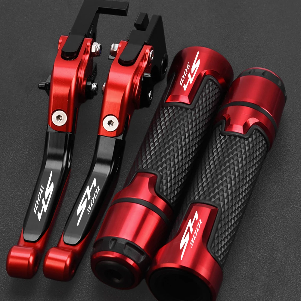 

2013-2022 2021 2020 2019 2018 2017 Motorcycle Adjustable Brake Clutch Levers Handlebar Hand Grips Ends FOR HONDA SH300i SH 300i