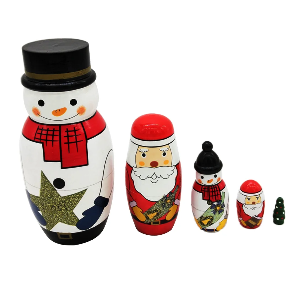 

Russian Nesting Stacking Nseting Wooden Lovelytoy Christmaschristamswood