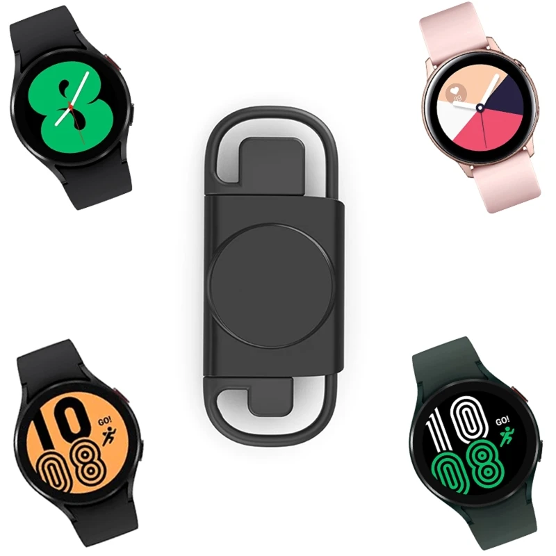 

Быстрая зарядка кронштейн Беспроводное зарядное устройство адаптер питания держатель для GalaxyWatch 3/4