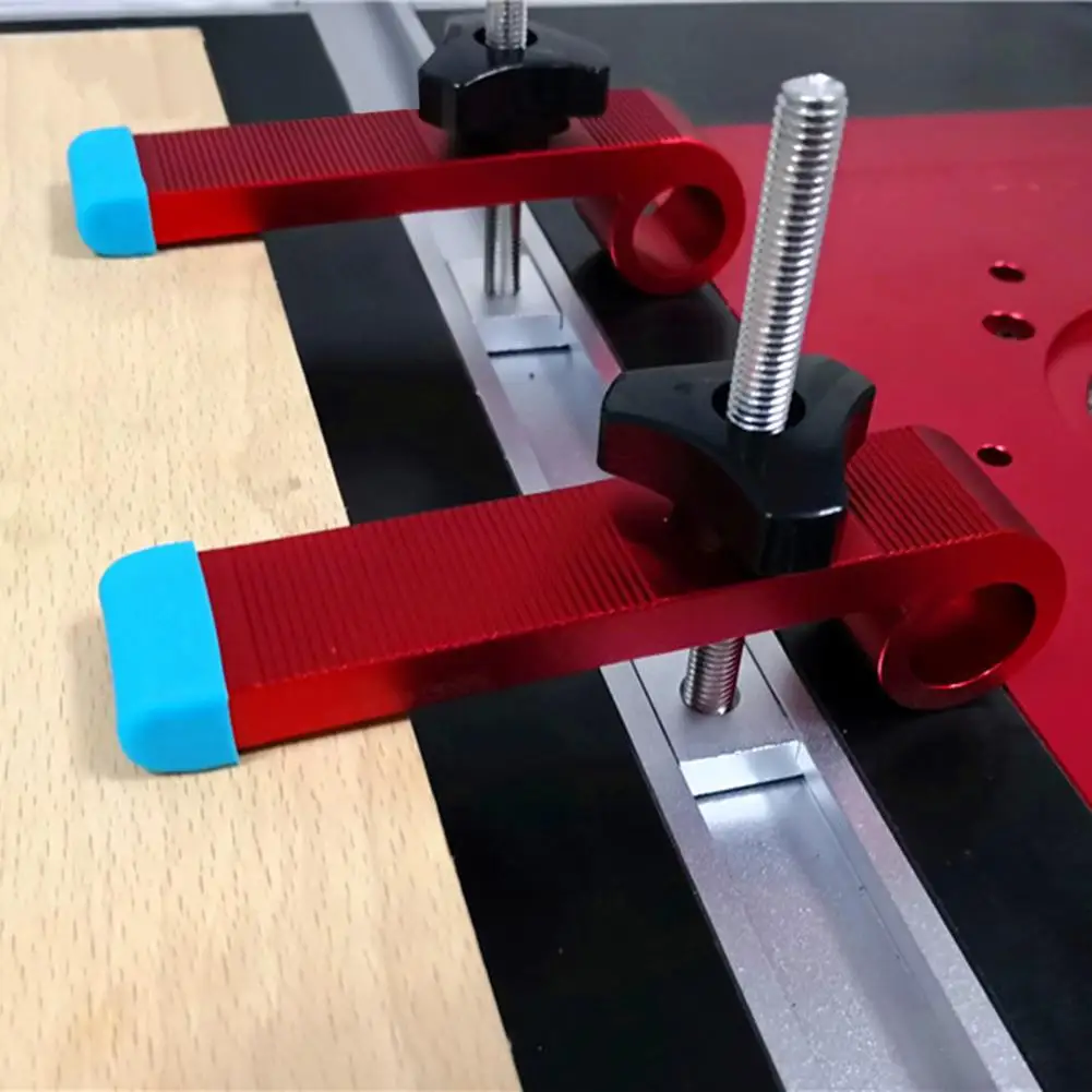 

Woodworking Plate Press T Screw Excellent Durable Aluminum Alloy Plastic T Slider Handle Slot Special Woodworking Tool