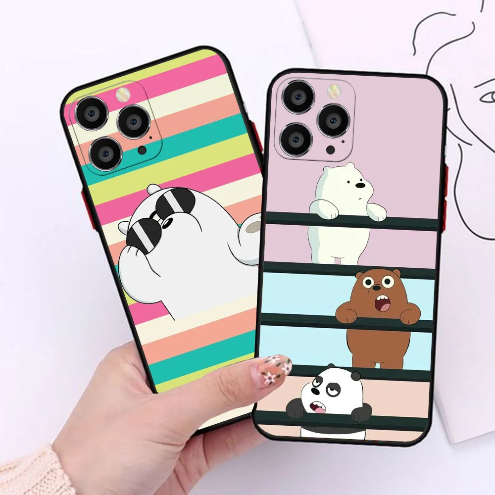 Фото Силиконовый чехол для Samsung J2, J4, J5, J6, J7, J8, A7, A8, A9, M31, A70, A71 Edge, Core Prime Pro Plus, зеркальные медведи №5