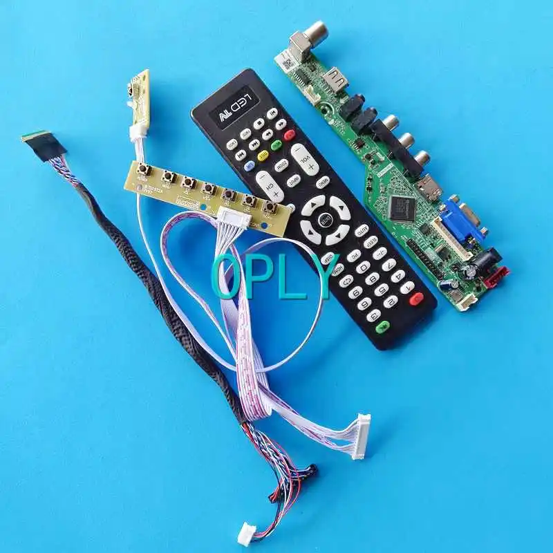 

ТВ аналоговая плата контроллера ЖК-панели подходит для CLAA116WA01A CLAA116WA03A комплект для самостоятельной сборки HDMI-Совместимость 1366*768 VGA USB RF 11,6 "LVDS 40-Pin