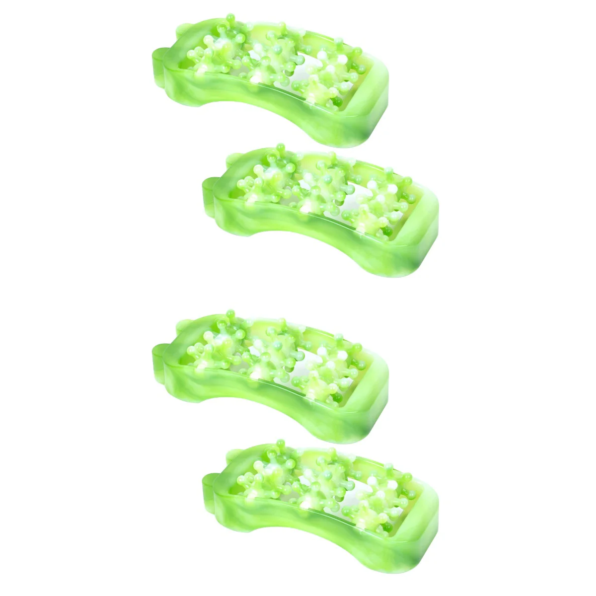 

4 pcs Foot Massager Roller Durable Creative Lighweight Plastic Foot Massager Roller Stick for Girls