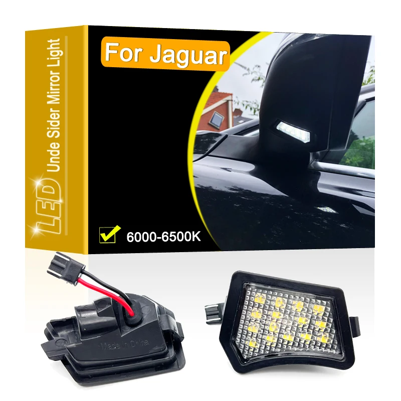 

12V Waterproof LED Under Side Mirror Lamp Puddle Light Assembly For Jaguar XJ X350 X351 XF X250 X260 XKR XE/X760