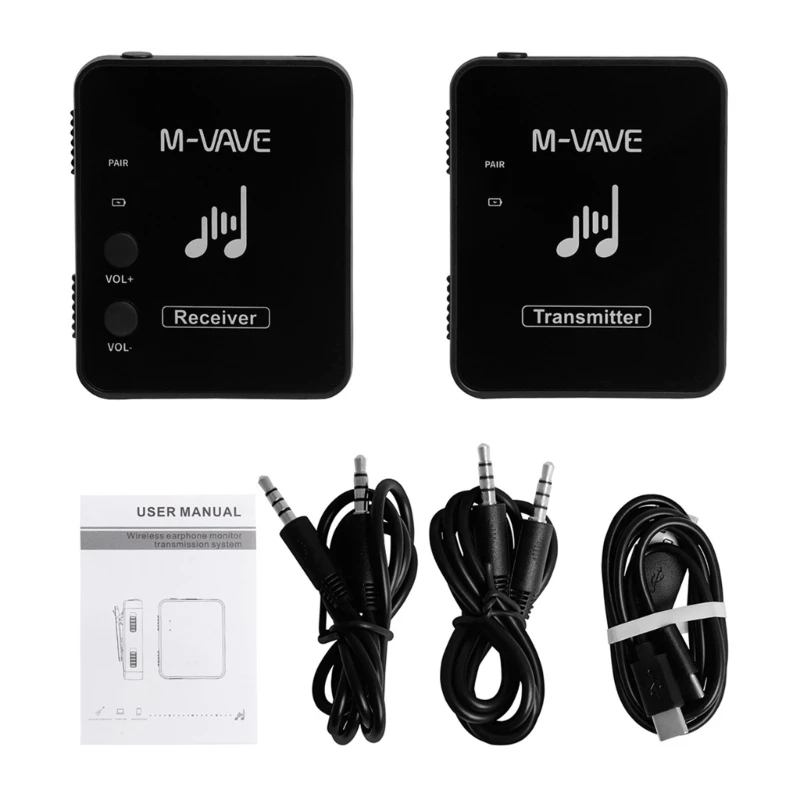 

Wireless Headphone Earphone Monitor 2.4Ghz Rechargeable Transmitter Receiver Streaming System Musical Record WP-10