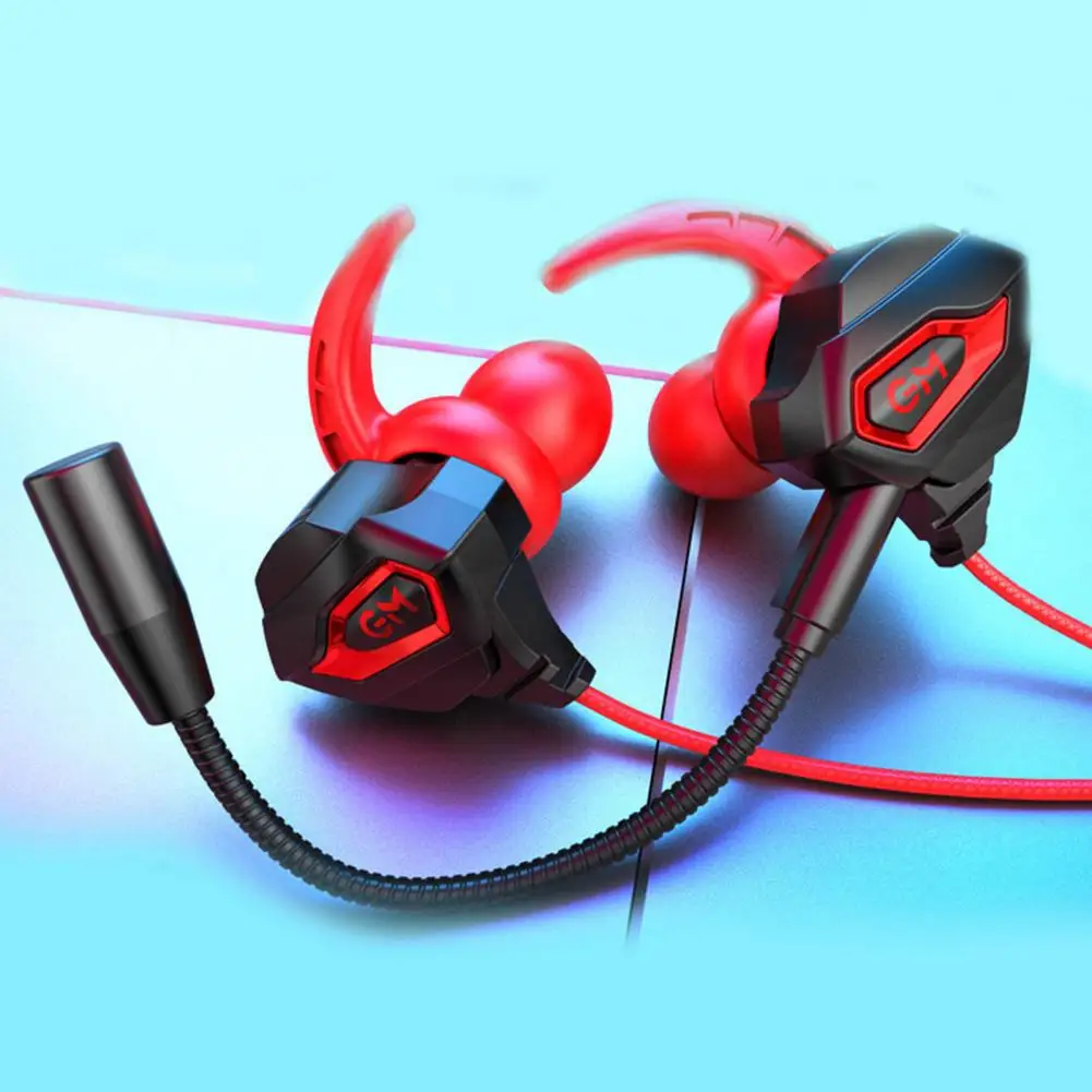 

Earphone Practical Stable Transmission Anti-winding 3.5mm Stereo Sports In-ear Gaming Earbud Phone Accessories