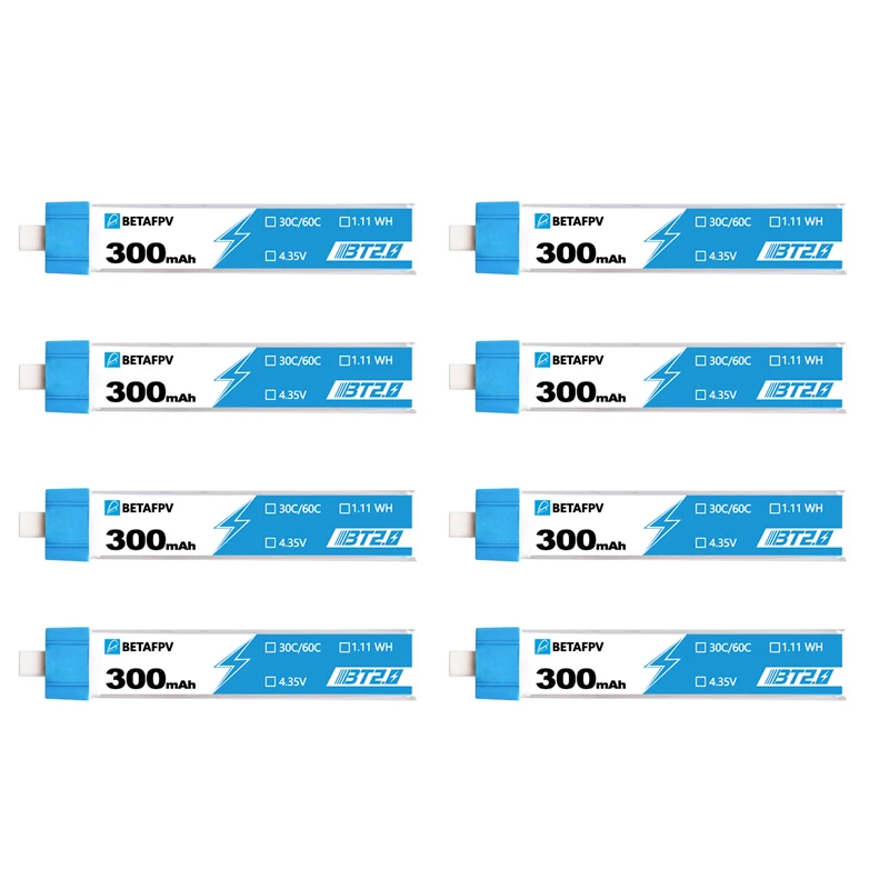 

BETAFPV 300mAh1S Lithium Battery Cetus Crossing Mini Drone 30C BT2.0/PH2.0 Port