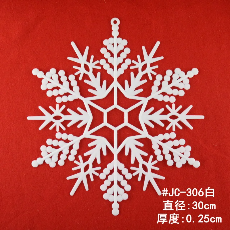 Simulation Snowflake Oranments Christmas Pendants Xmas Tree Decor Merry For Home 2023 Happy New Year Supplies |