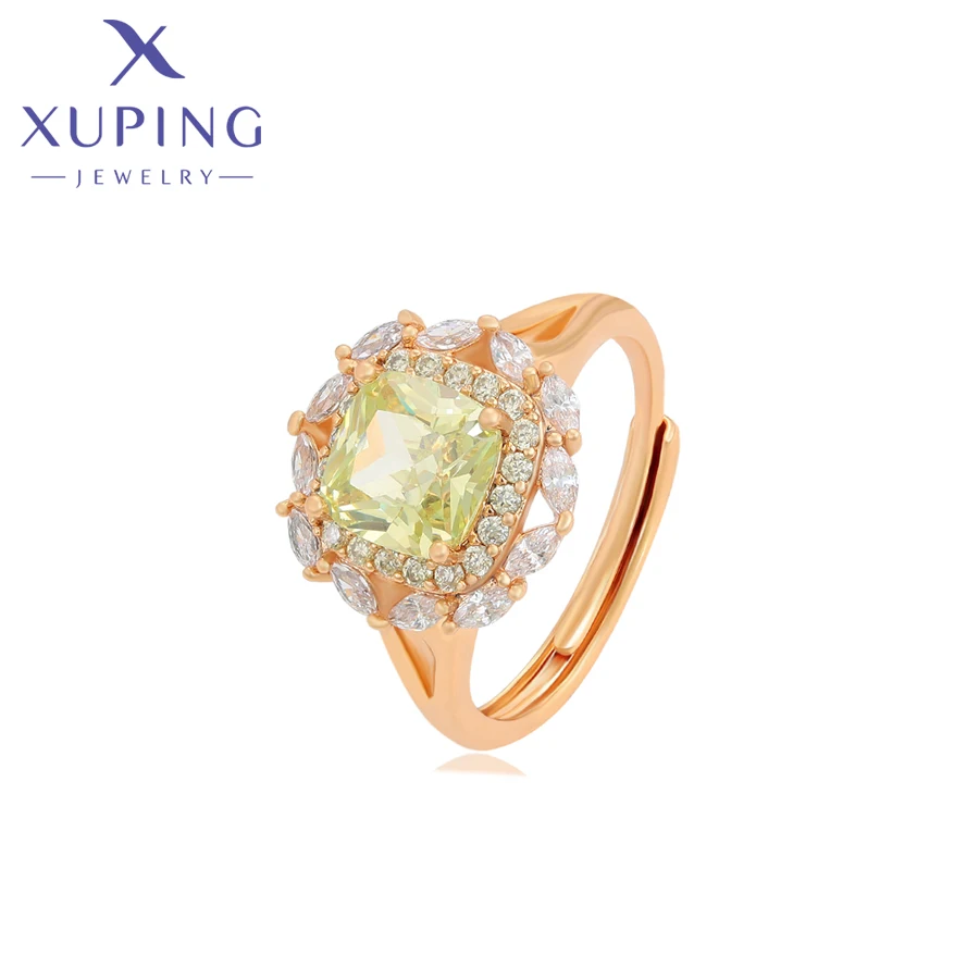 

Xuping Jewelry Fashion Elegant Trendy Style New Arrival Gold Color Ring for Women Lady Gift A00918376
