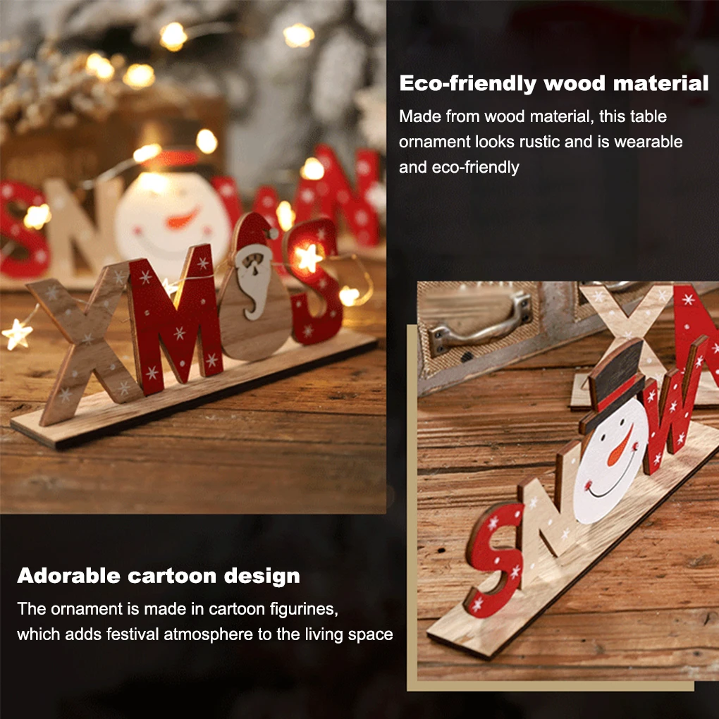 

Новинка 2021, украшение для новогодних букв, витрина магазина, деревянные буквы, рождественские подарки