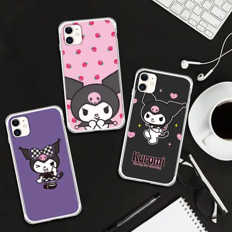 

Cartoon Kuromis Cute Phone Case For Iphone SE 2020 6 6s 7 8 plus X Xr XS 11 12 13 Mini Pro Max Fundas Cover