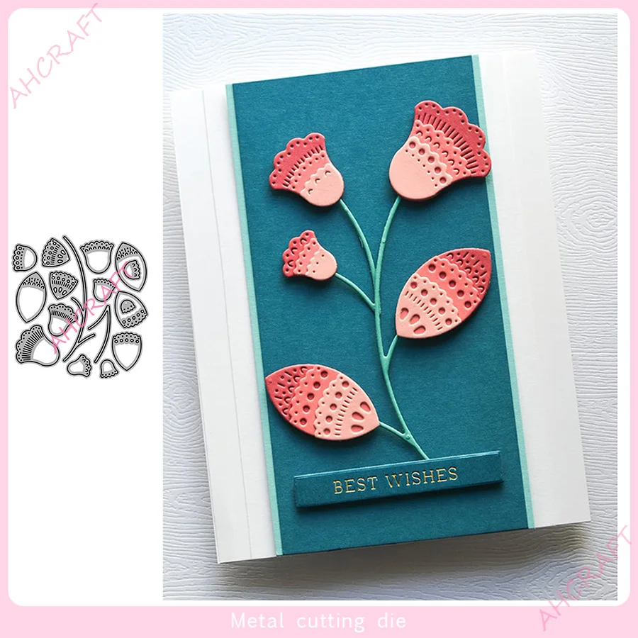 Цветы и бабочки металлические Вырубные штампы для сделай сам скрапбукинг