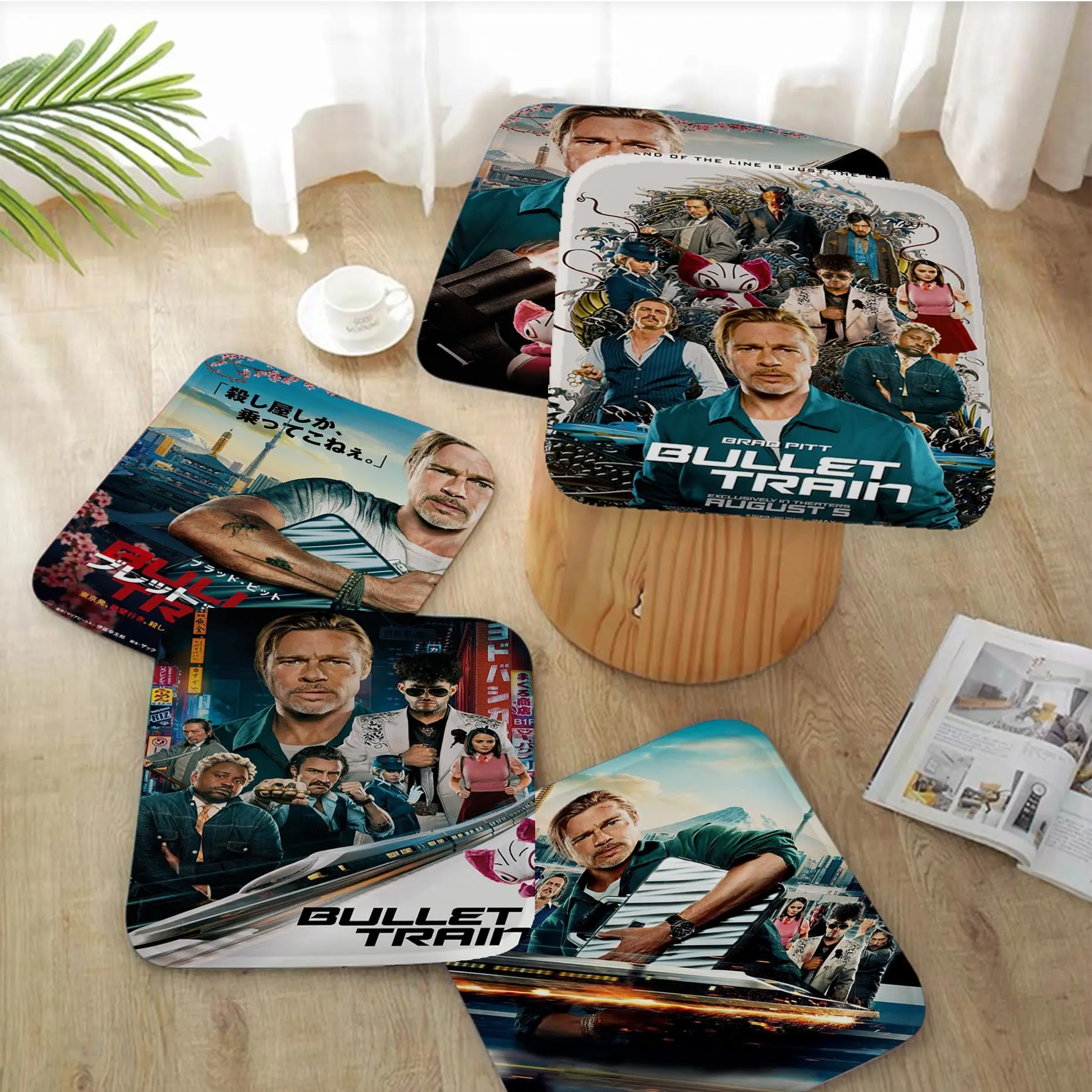 

Movie Bullet Train Simplicity Multi-Color Chair Cushion Soft Office Car Seat Comfort Breathable 45x45cm Stool Seat Mat