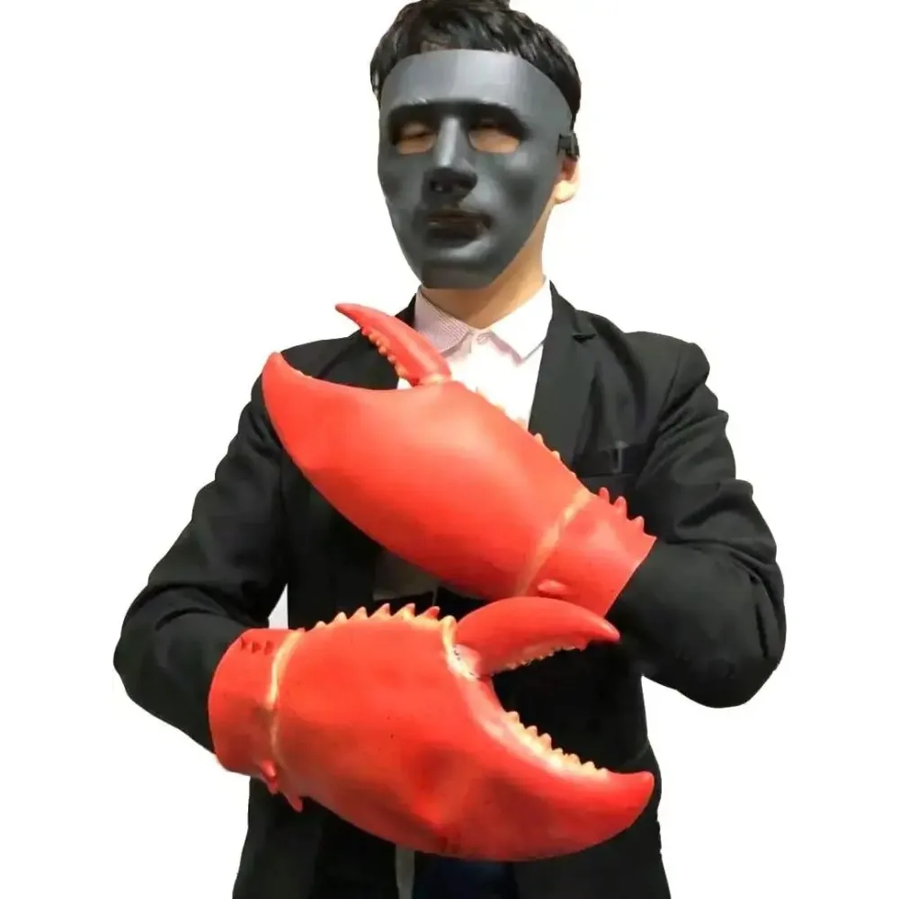 Пара латексных перчаток в виде крабьихлобстерских клешней, забавный реквизит для костюмов на Хэллоуин, косплея, вечеринок, необычные игрушки, подарок (art.: 3920dcb0ddb2b) - 3920dcb0ddb2b