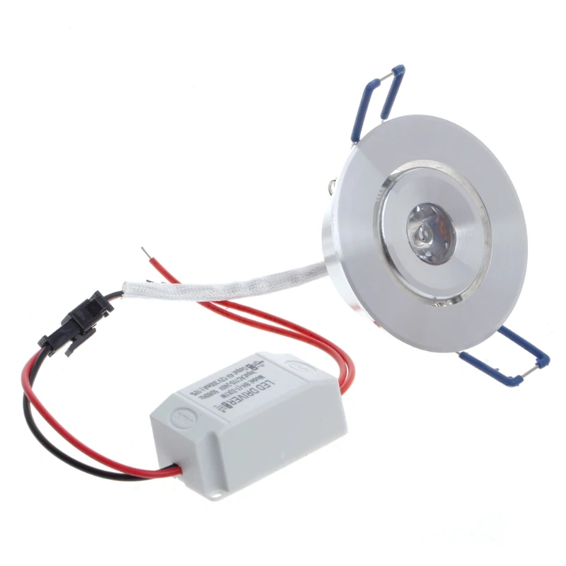 

HOT Warm White 1W LED Ceiling Indoor Down Cabinet Light Fixture Recessed Lamp