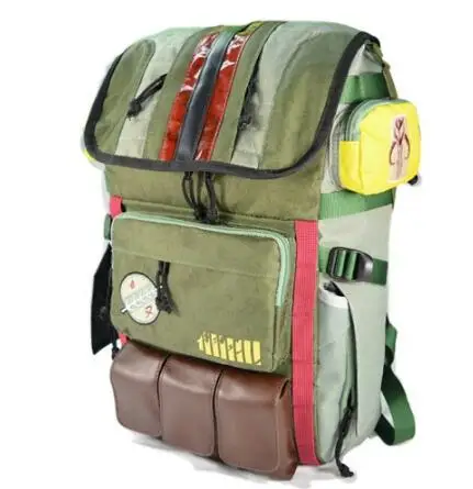 Boba Fett Armor Backpack Student School Bag Casual Travel Ba